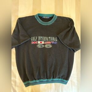 Vintage Golf International short sleeve sweater